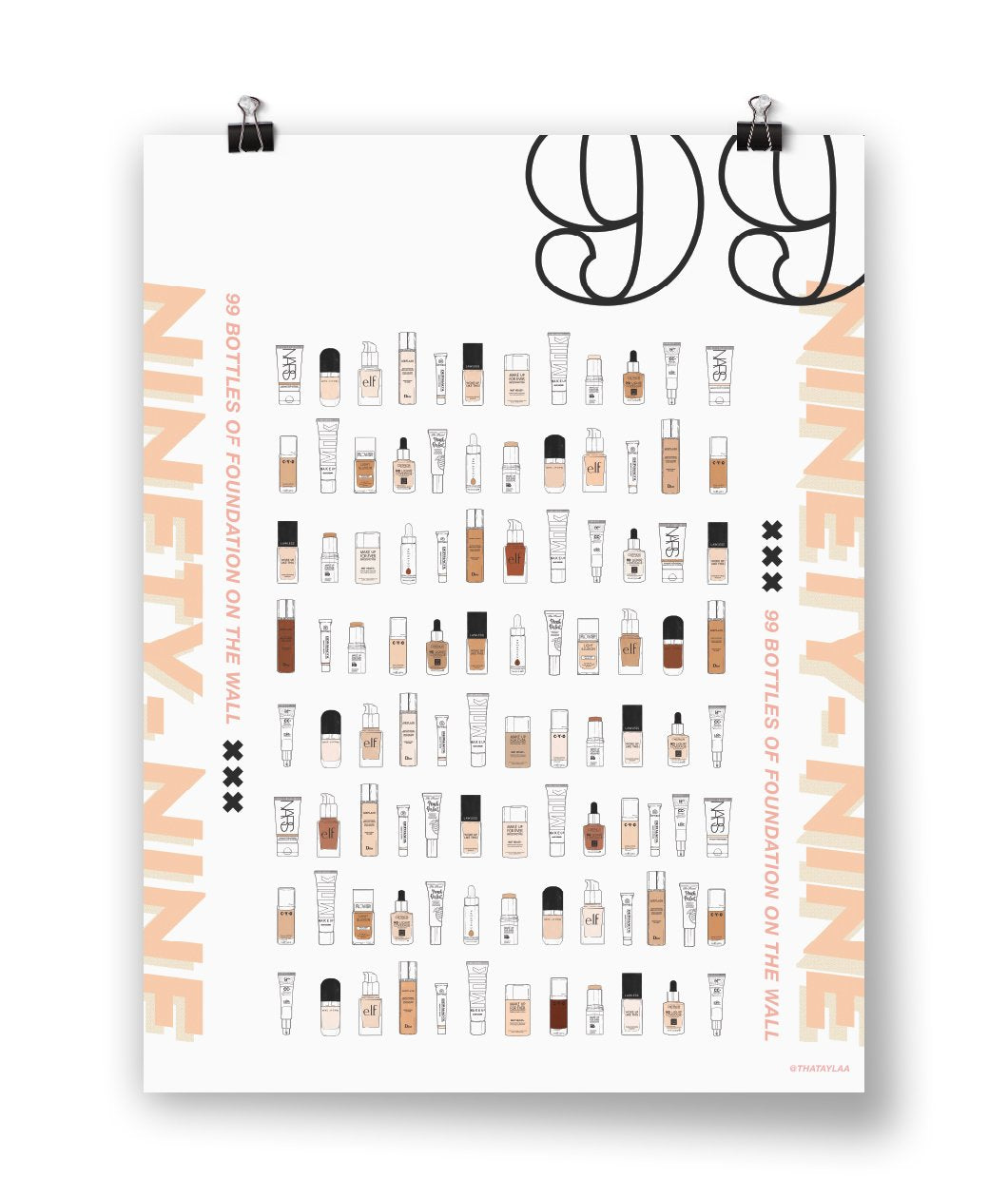 99 Bottles Poster *Small Size*