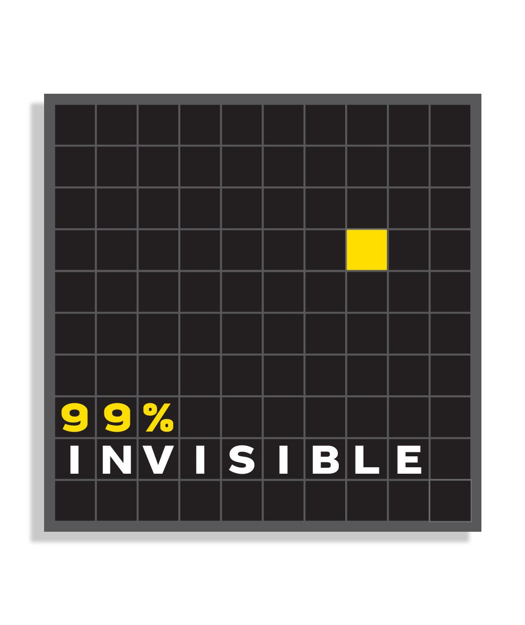 99% Invisible Decal