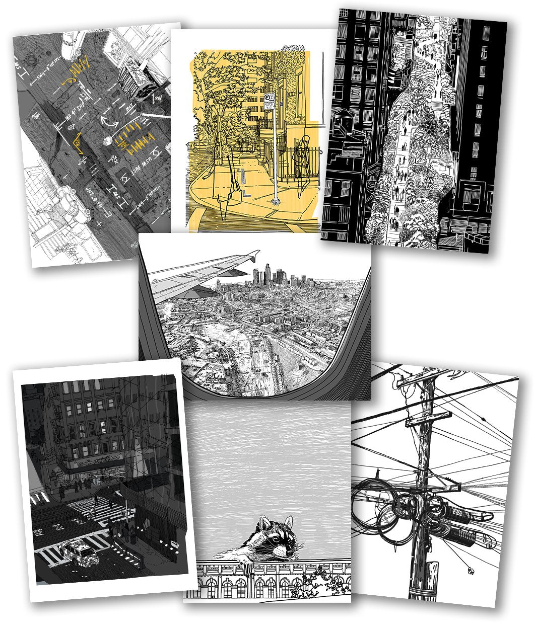 International and U.S. :  Signed book plate + Cards