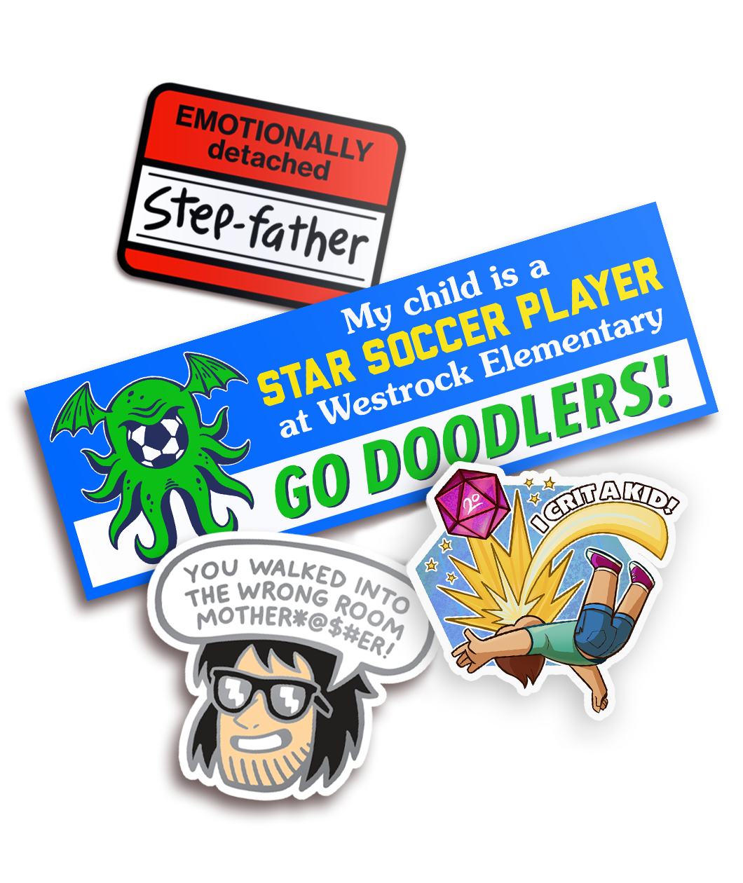Dungeons and Daddies Sticker Pack - Vol. 2