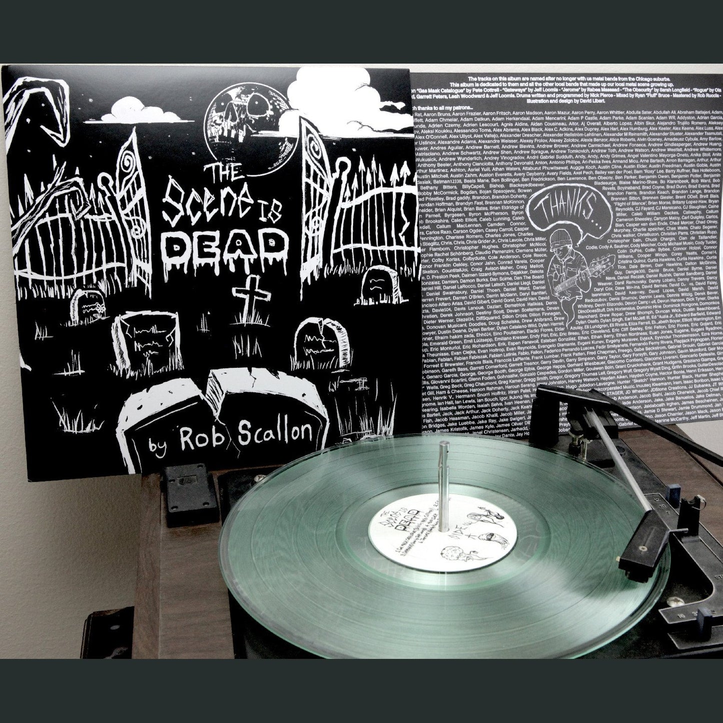 The Scene Is Dead Poster + Vinyl Bundle