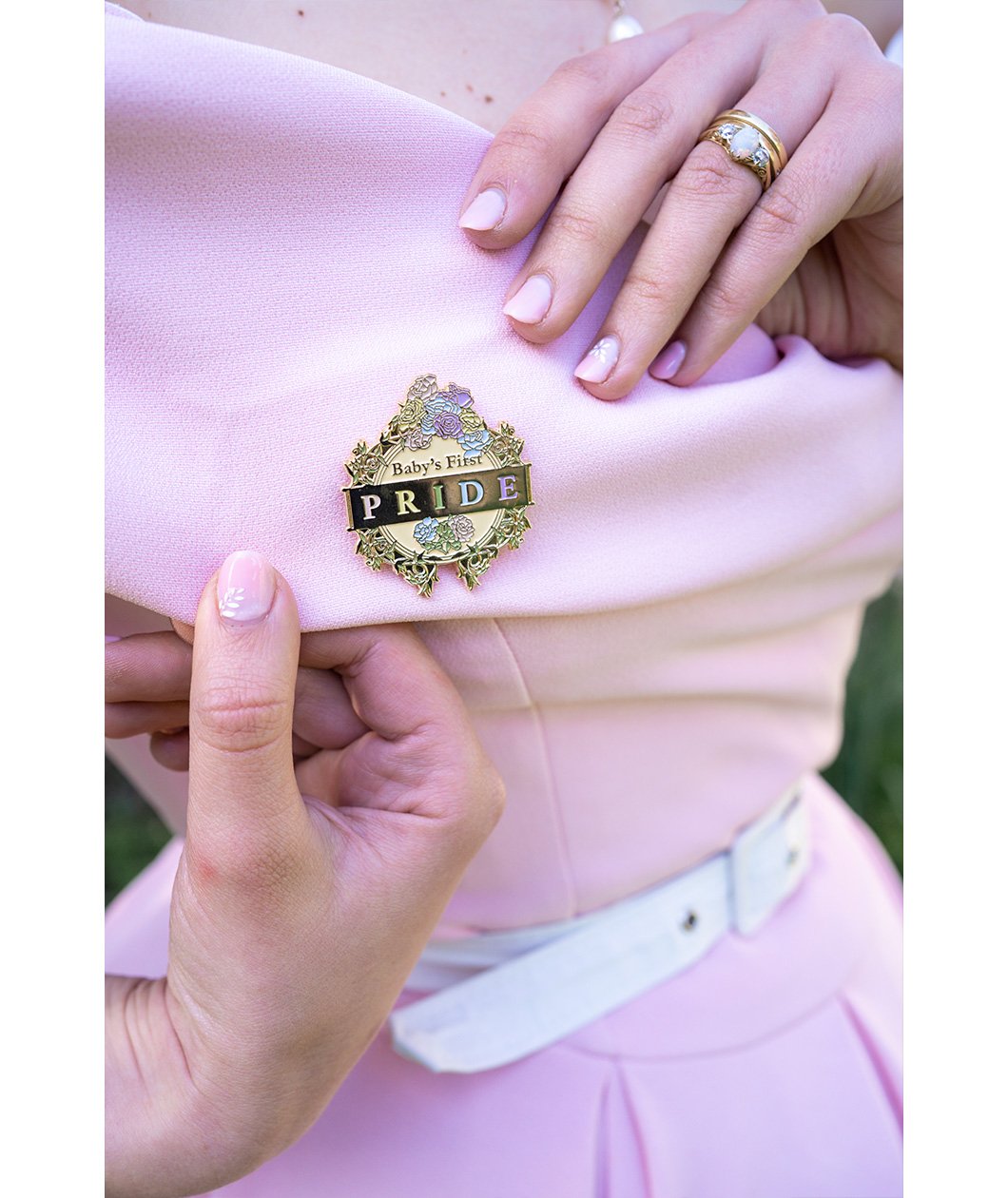 Baby's First Pride Enamel Pin