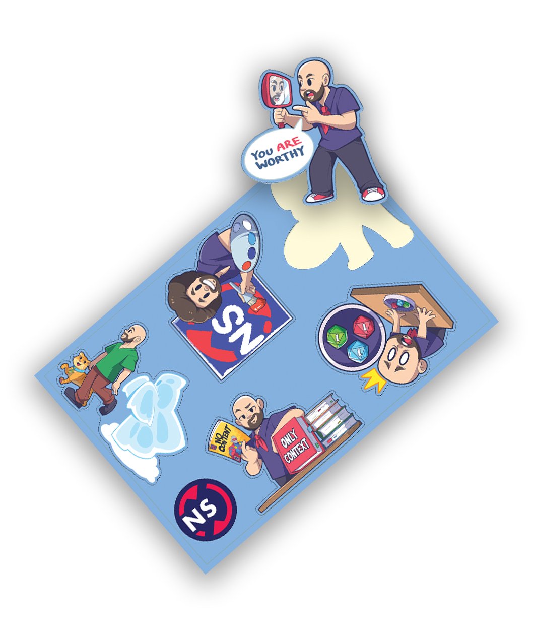 NerdSync Sticker Sheet