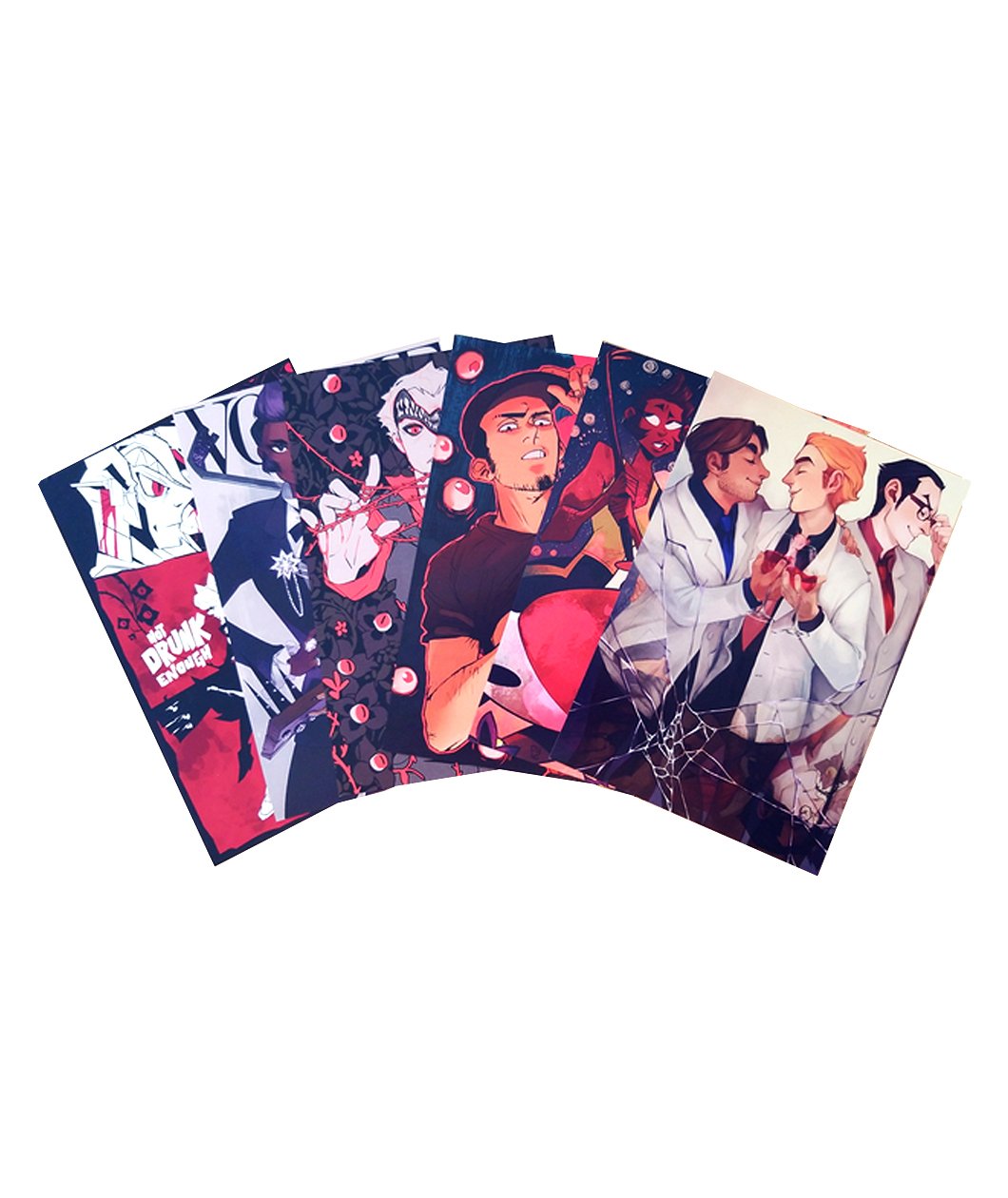 Not Drunk Enough Artists Print Set of 6