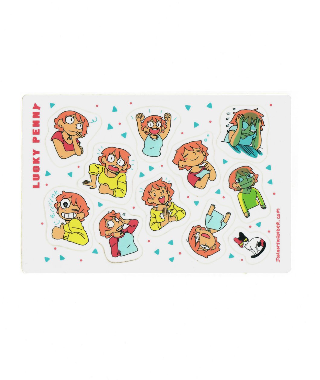 Johnny Wander Sticker Sheets