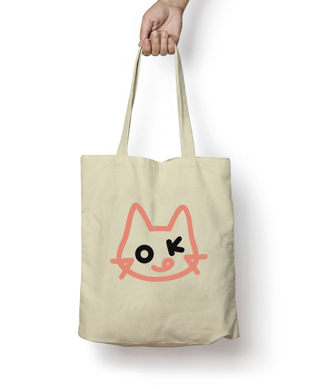 OK CAT tote bag