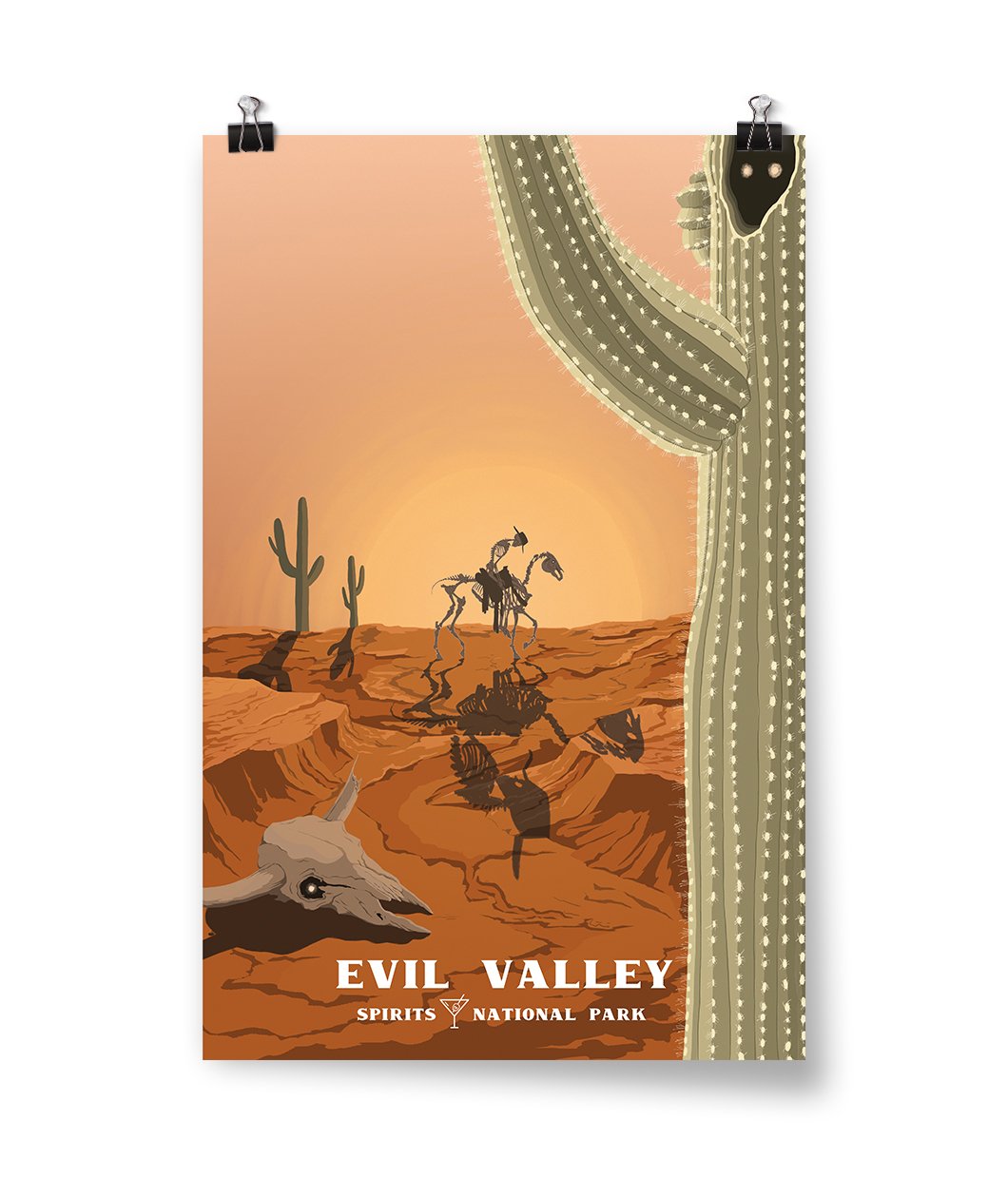 Evil Valley Spirits National Park Poster