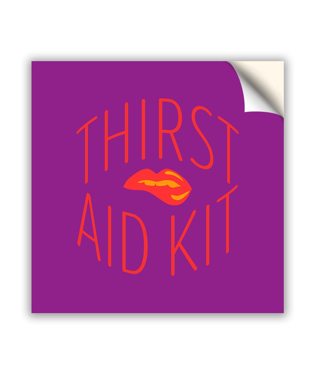 Thirst Aid Kit Sticker