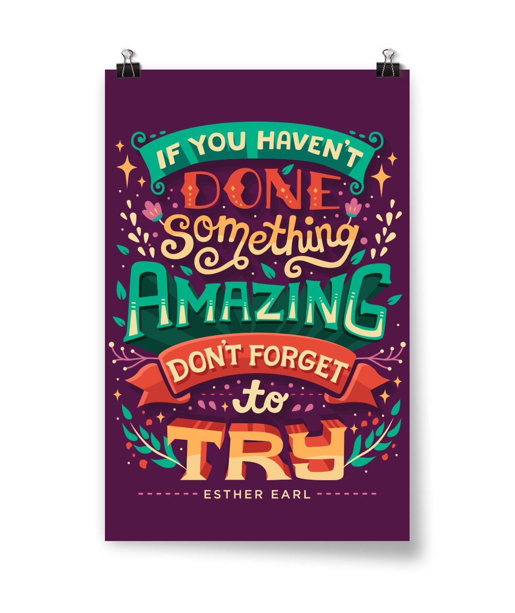 Don't Forget to Try Poster