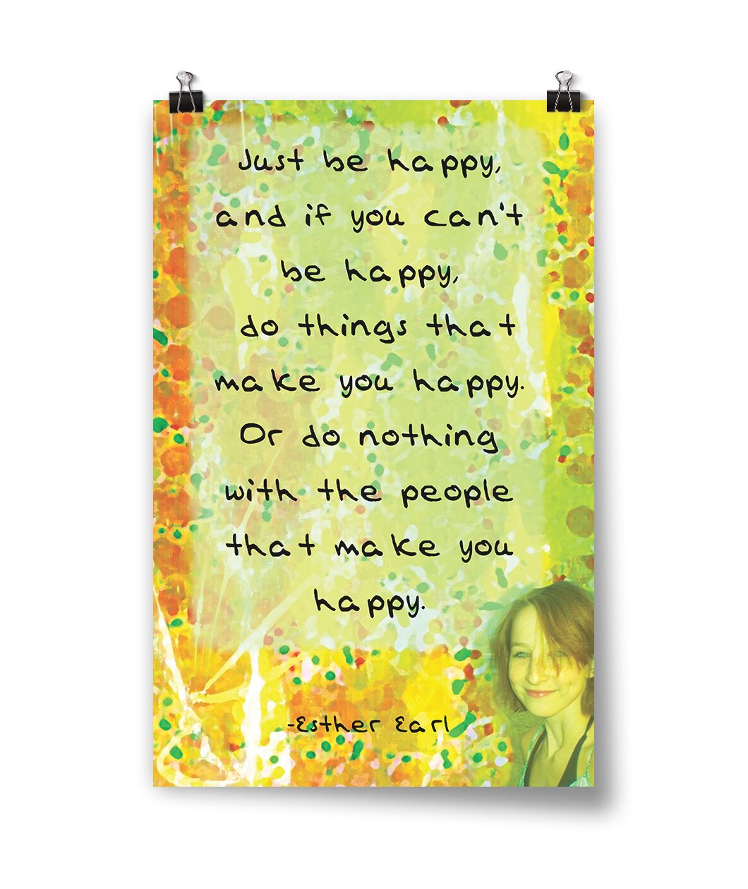 Just Be Happy Poster