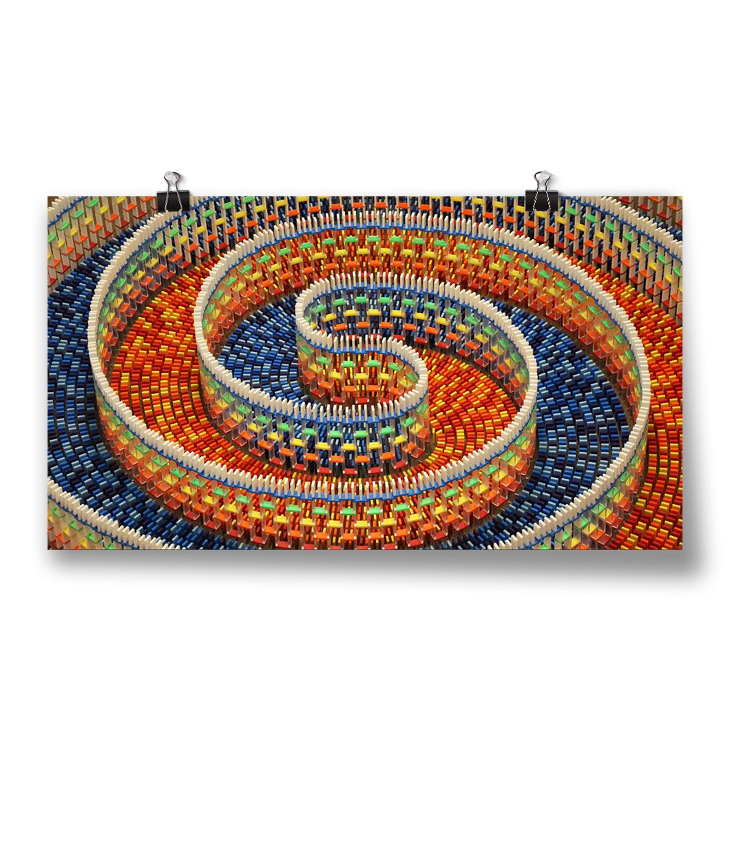 Amazing Triple Spiral Poster