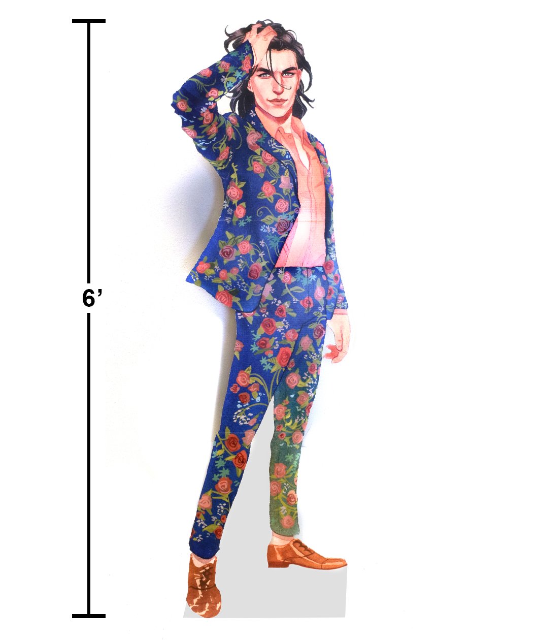Tyrannus Basilton "Baz" Grimm-Pitch Cardboard Standee