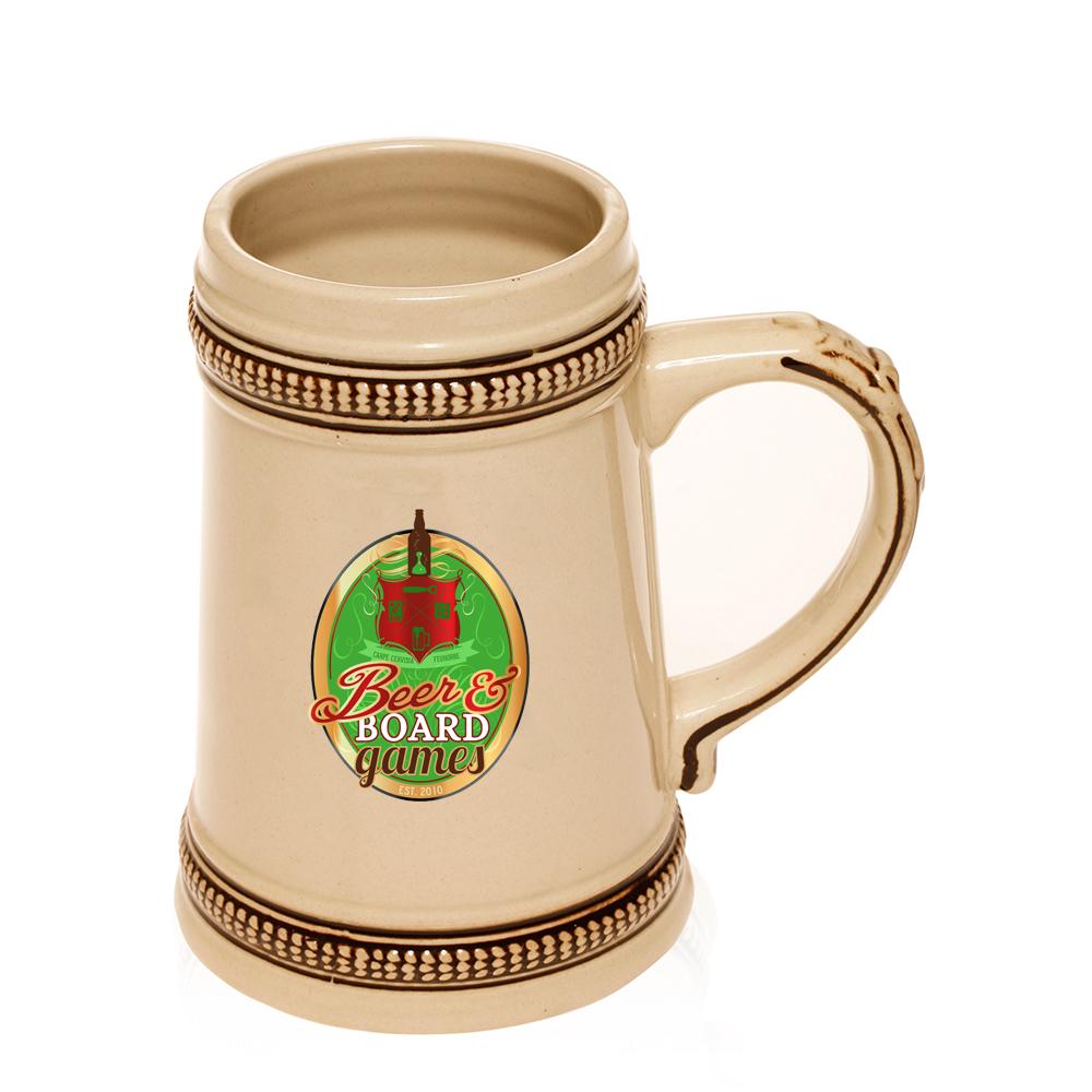 Beer & Board Games Stein