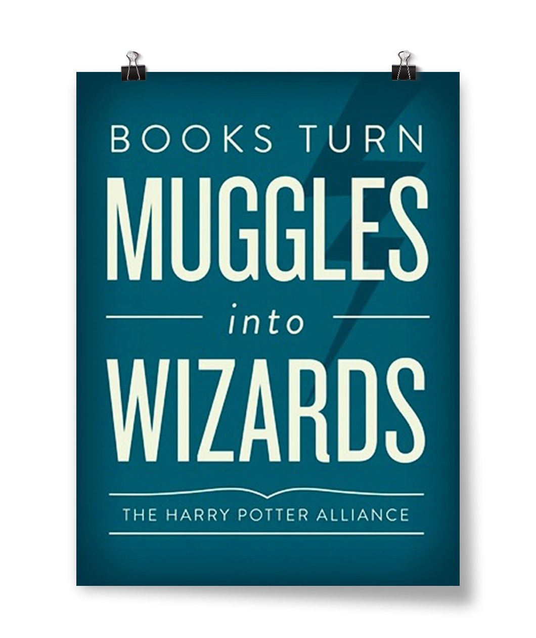 Books Turn Muggles Into Wizards Poster