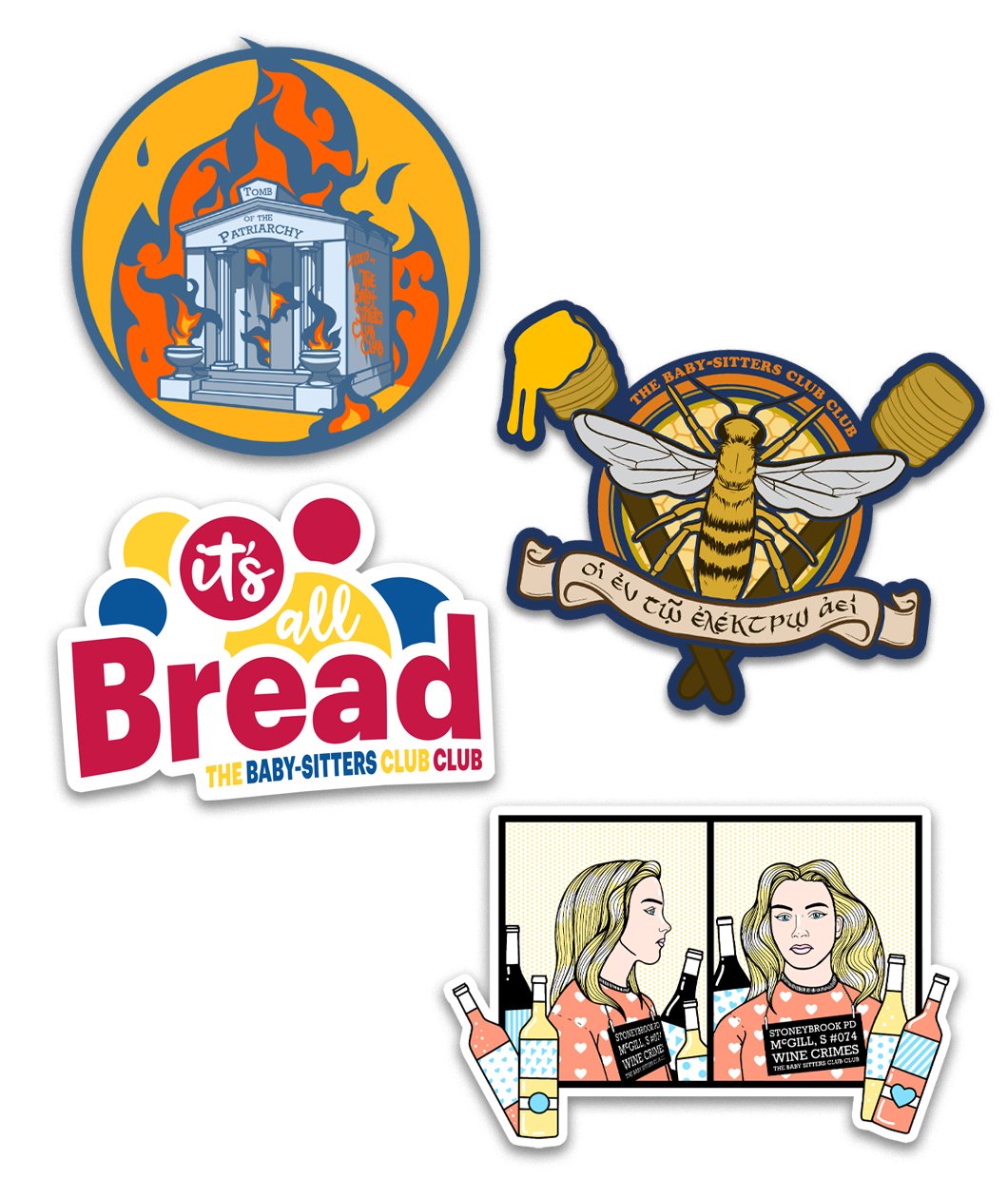 The Baby Sitters Club Club Sticker Pack