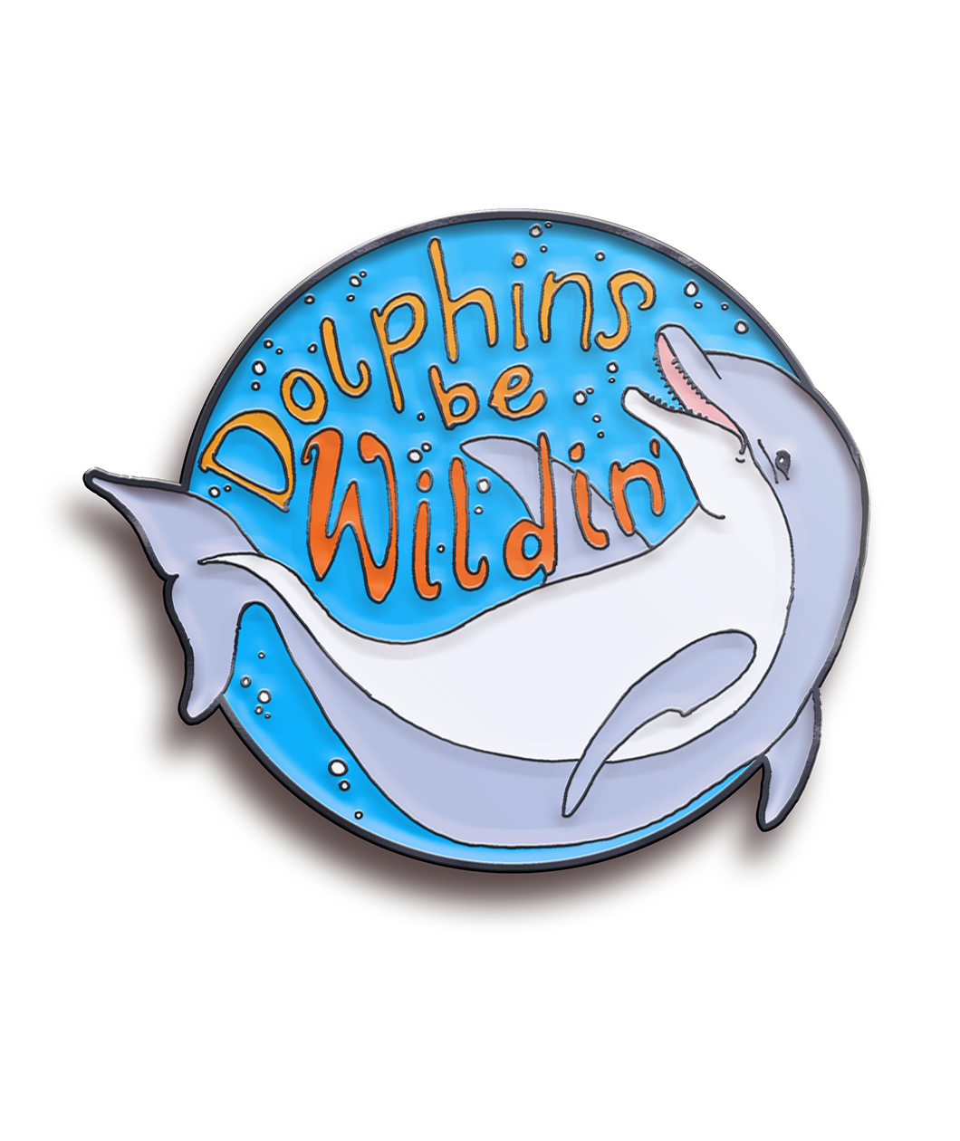 Dolphins Be Wildin' Pin