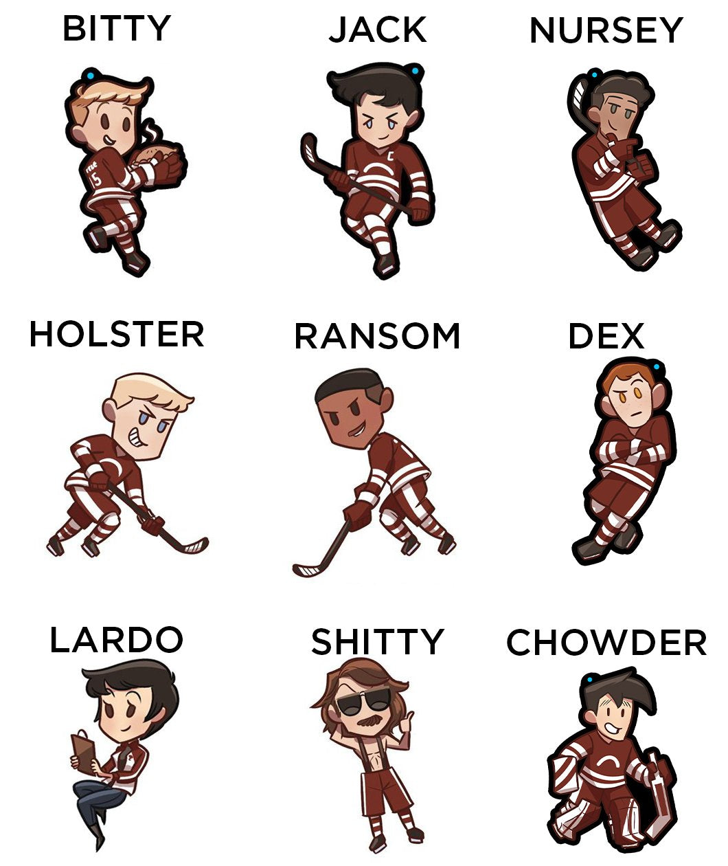 Check, Please! Character Charm