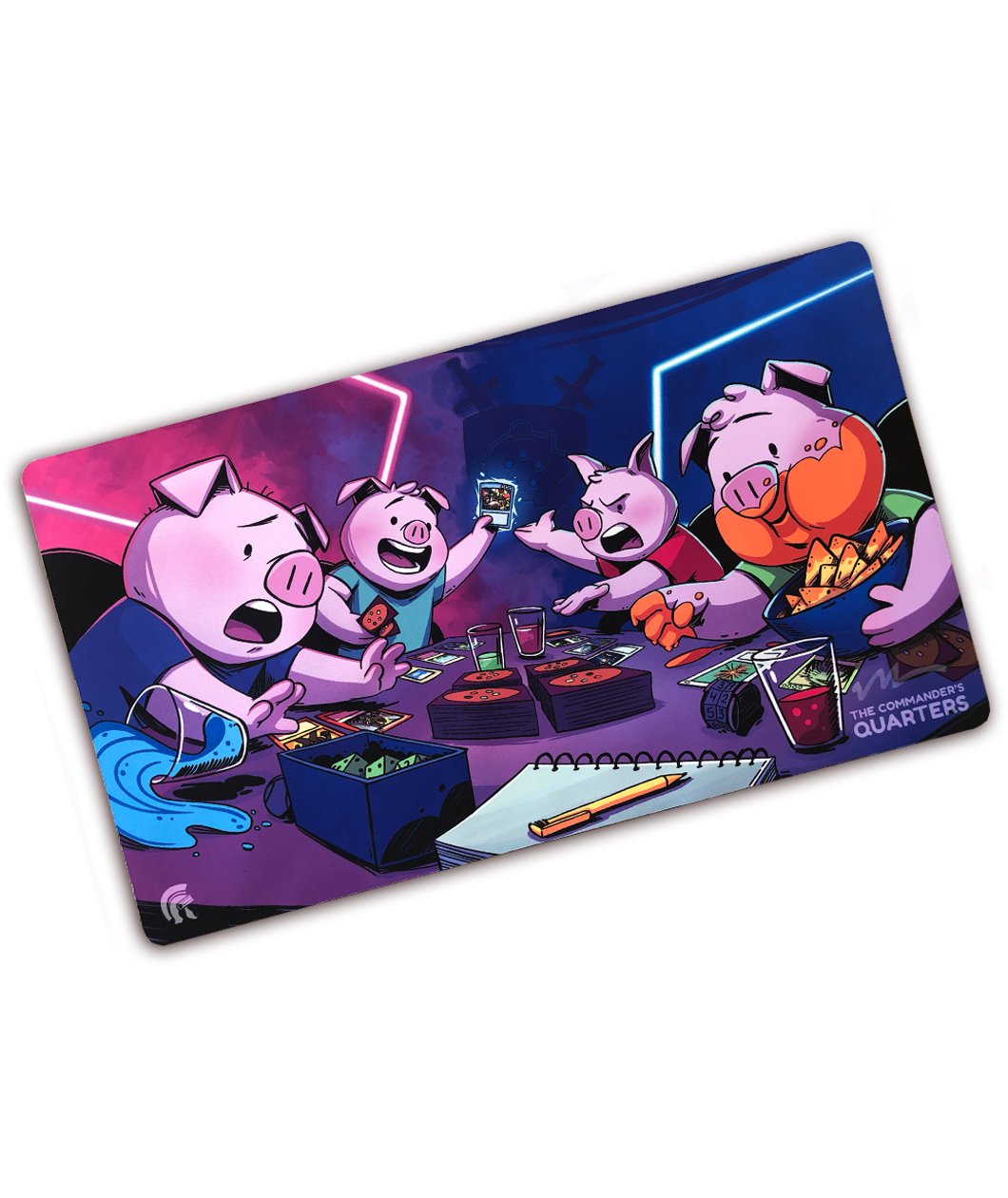 Pigs Playing Magic Kickstarter Playmat (Patreon Only - Signed and Unsigned Options)