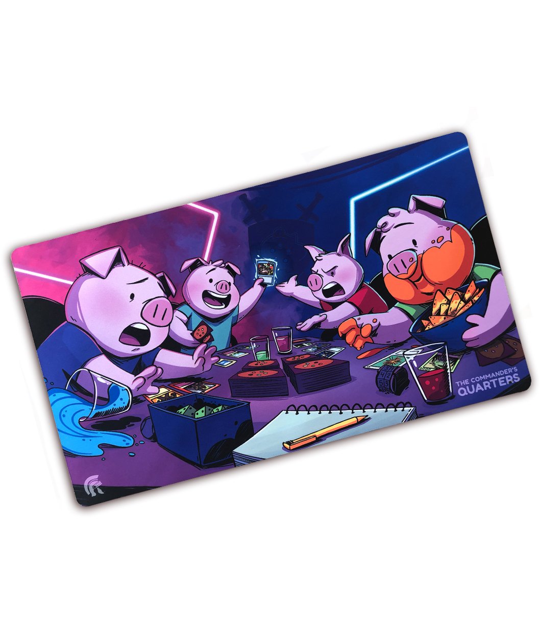 Pigs Playing Magic Kickstarter Playmat (Patreon Only - Signed and Unsigned Options)