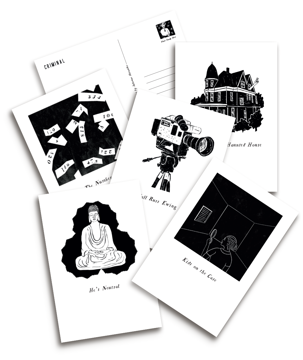 Criminal Postcard Set