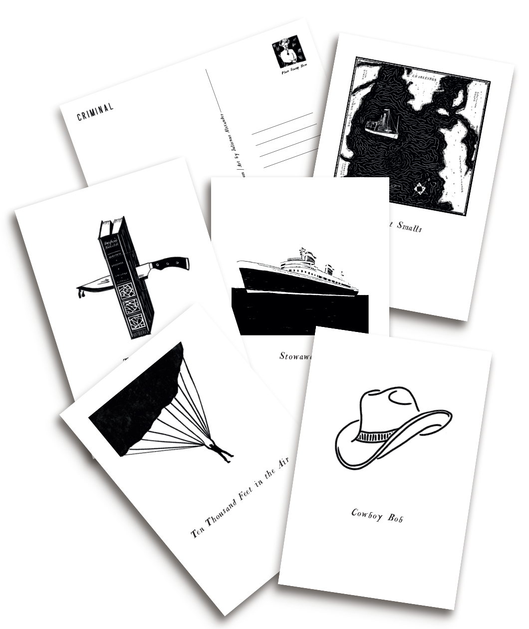 Criminal Postcard Set