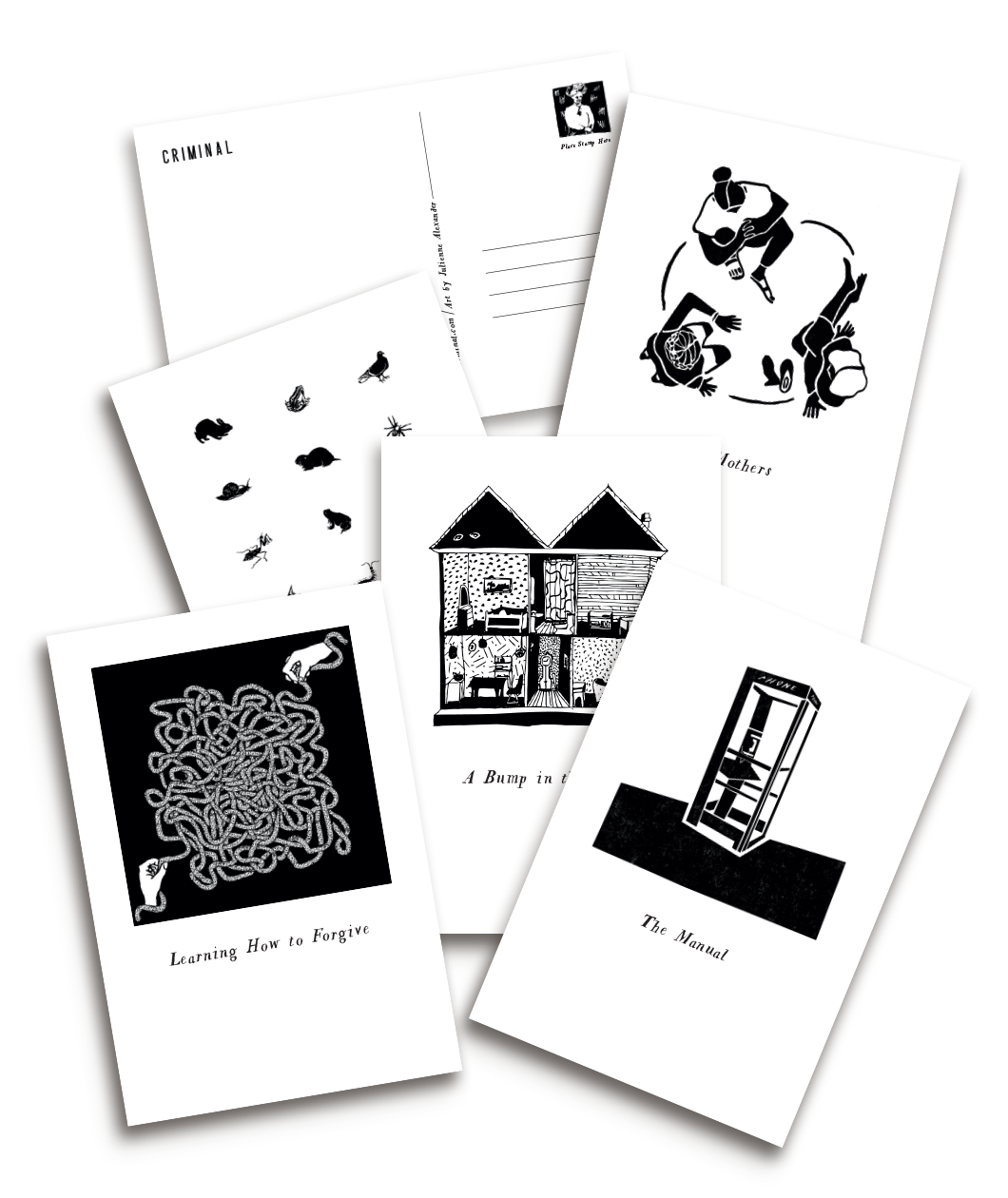 Criminal Postcard Set