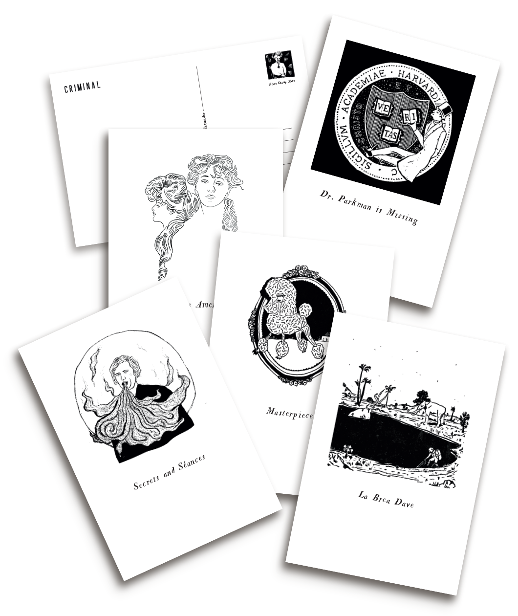 Criminal Postcard Set