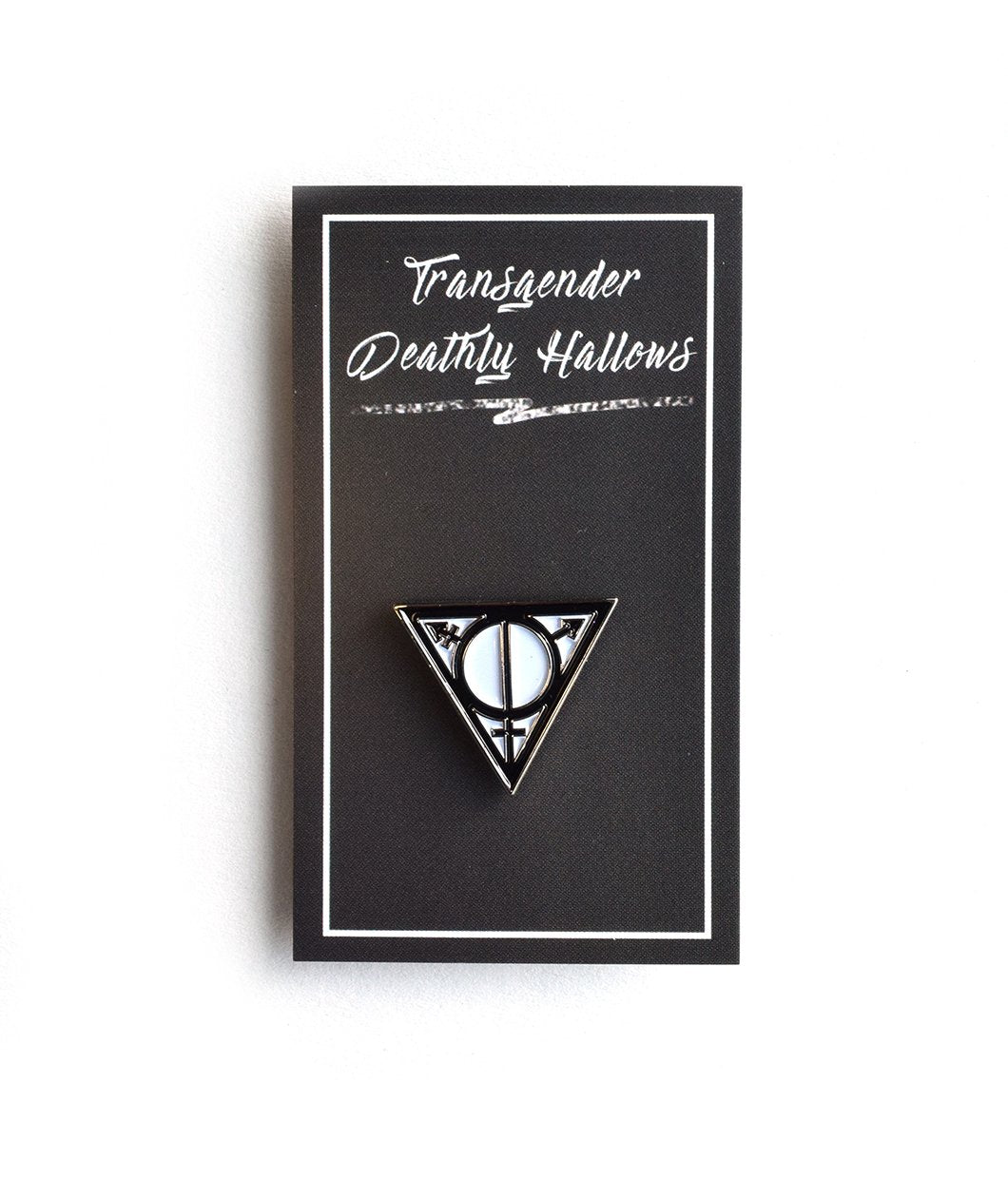 Transgender Deathly Hallows Lapel Pin