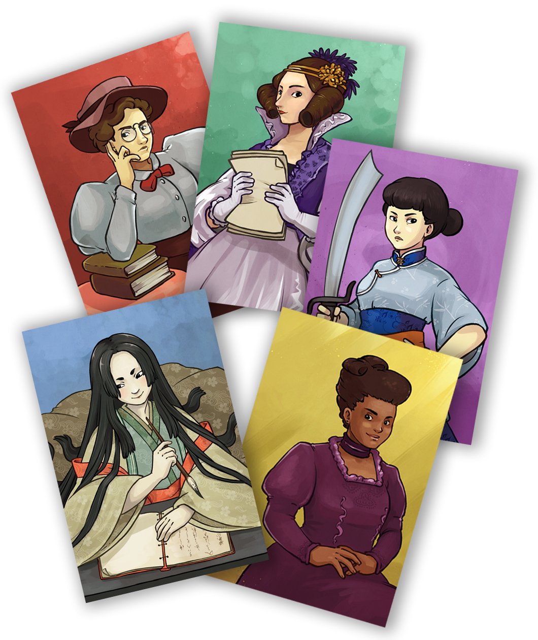 Defiant Five Postcard Set