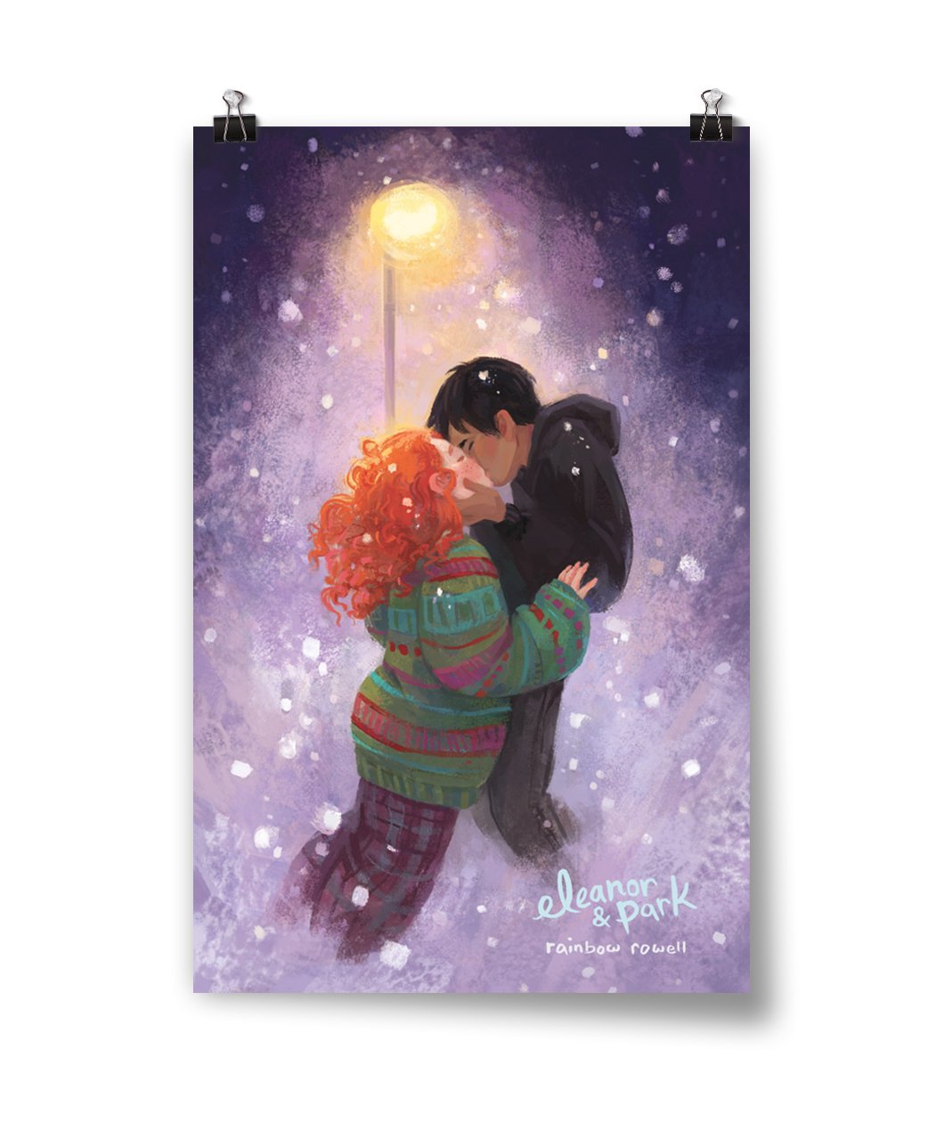 Eleanor and Park Kiss Poster *Signed Version Available*