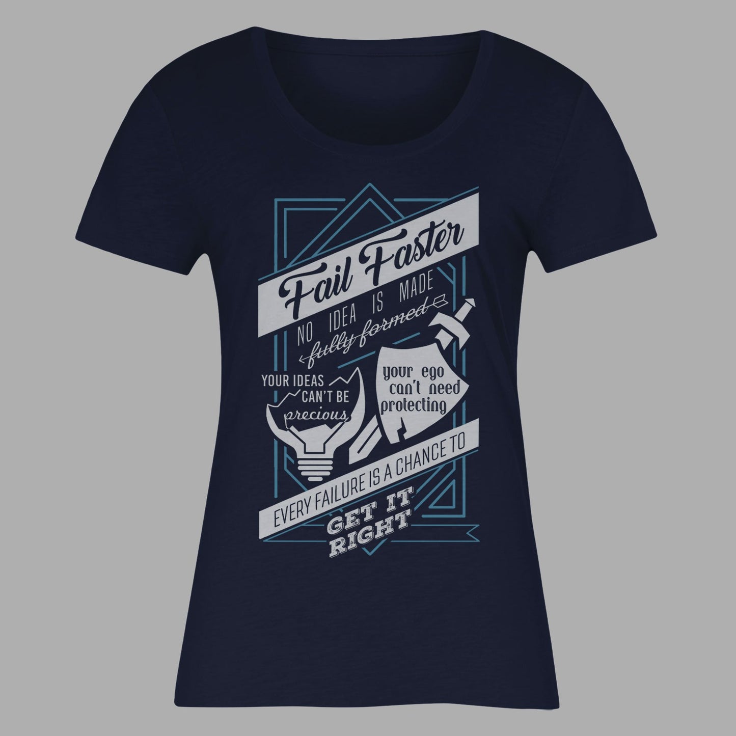 Fail Faster Shirt (Uni + Curved Fits)