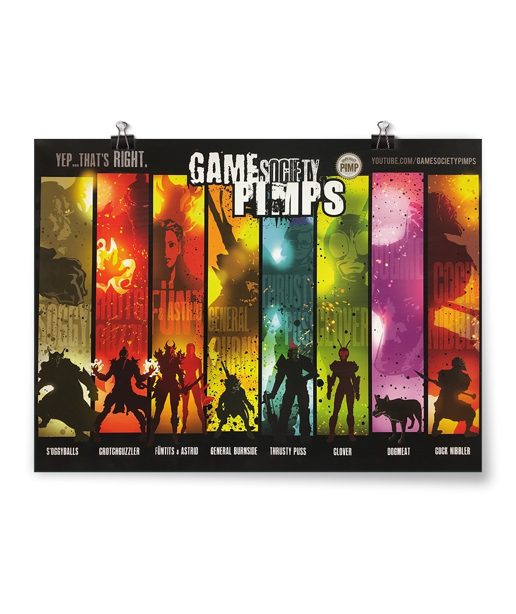 Game Society Pimps Poster