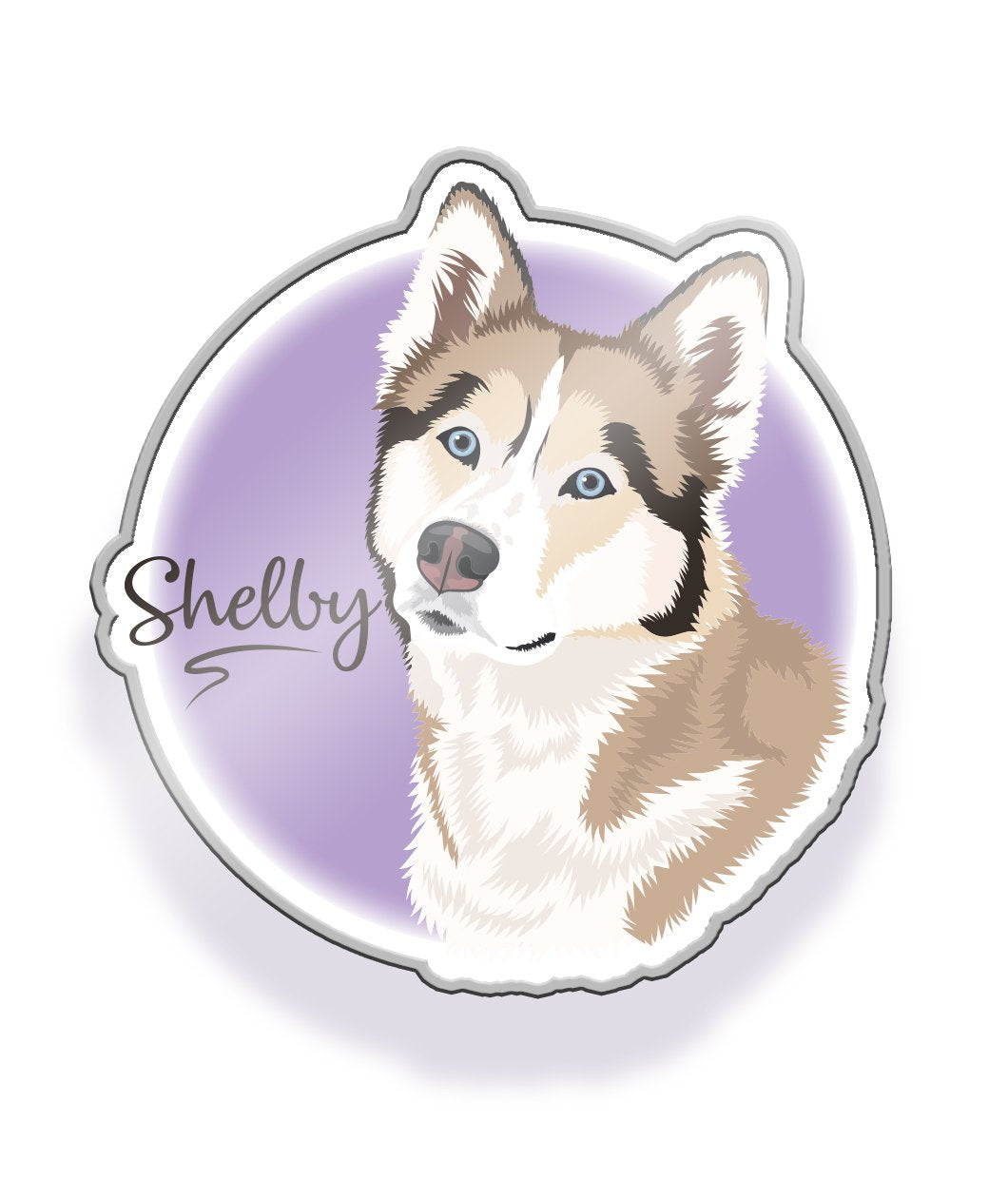 Shelby Enamel Pin