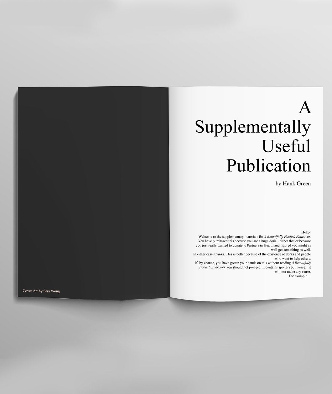 A Supplementally Useful Publication - Digital Download