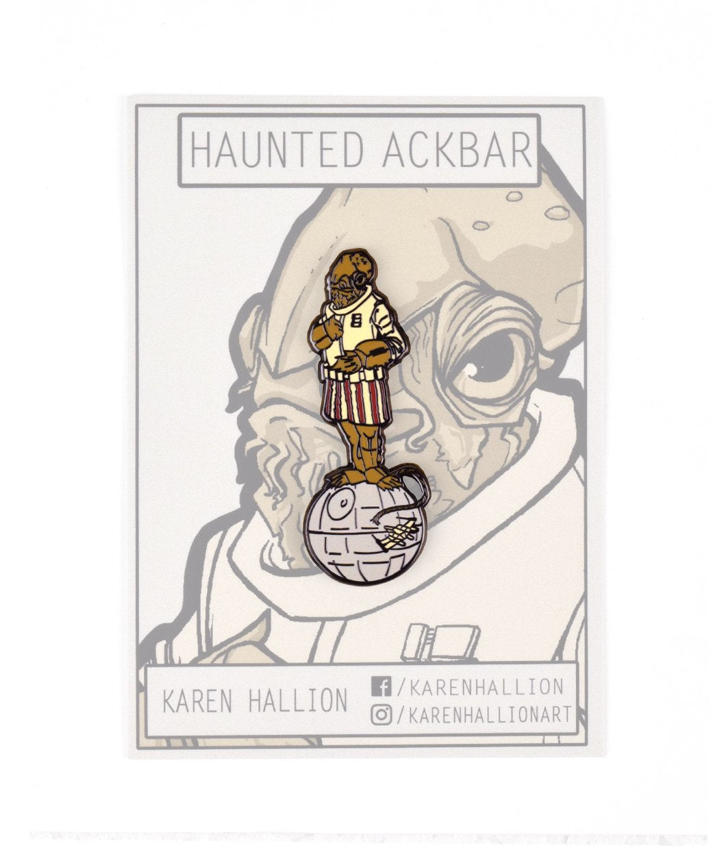 Haunted Ackbar Pin