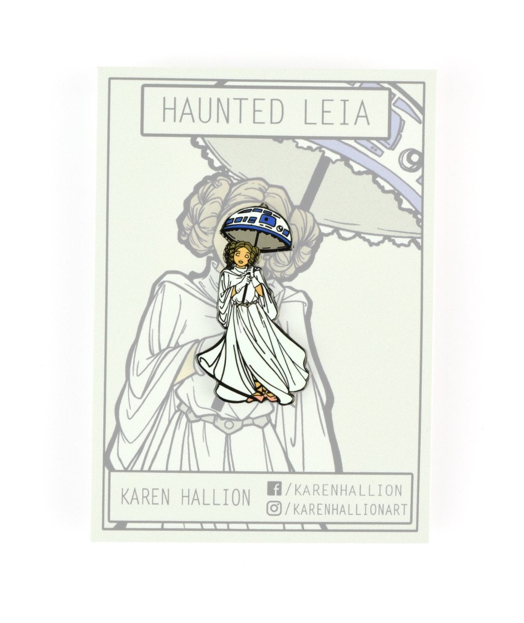 Haunted Leia Pin