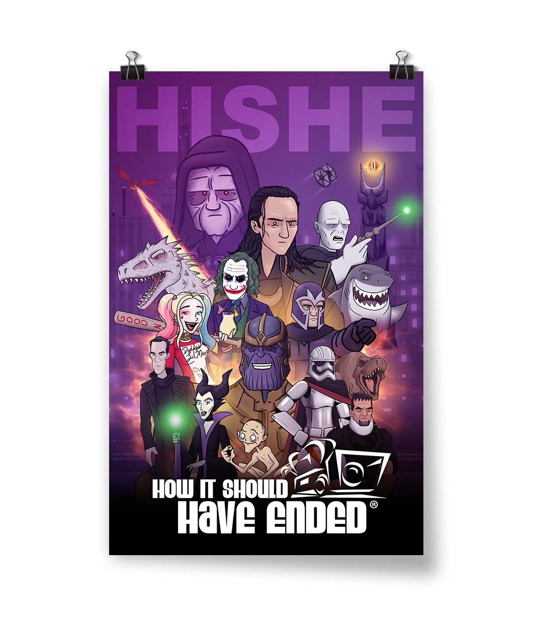 HISHE Villains Poster