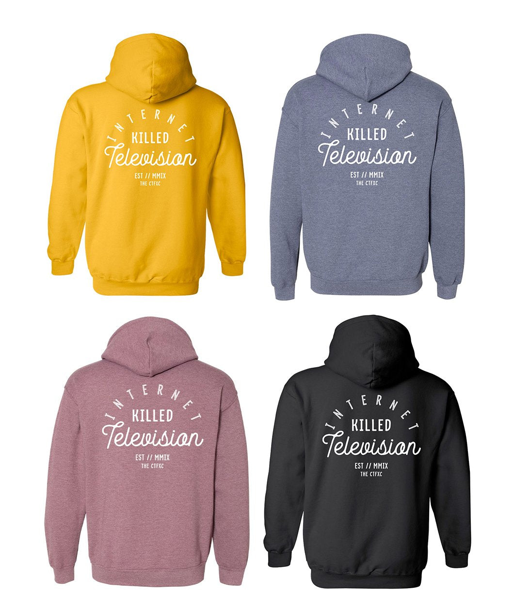Internet Killed Television Hoodie