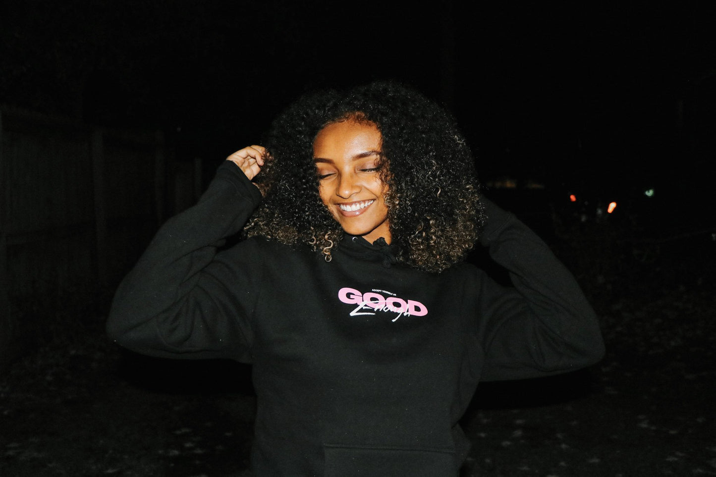 Good Enough Hoodie (Pink)