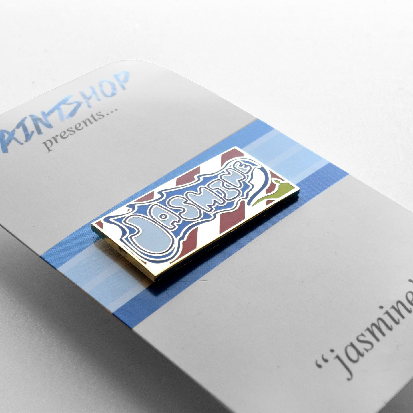 Jasmine Enamel Pin