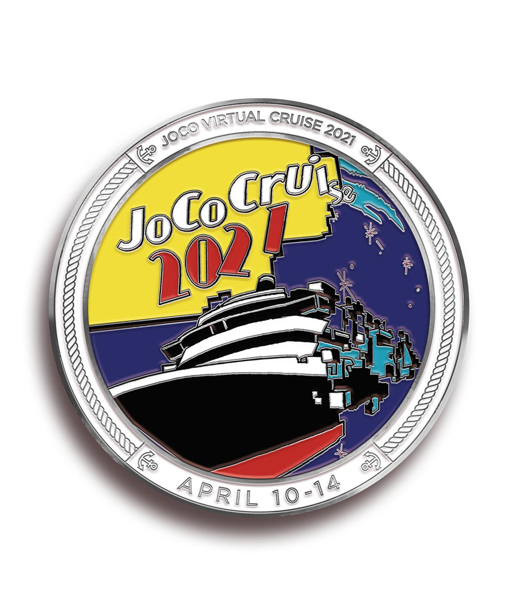 JoCo Cruise 2021 Challenge Coin