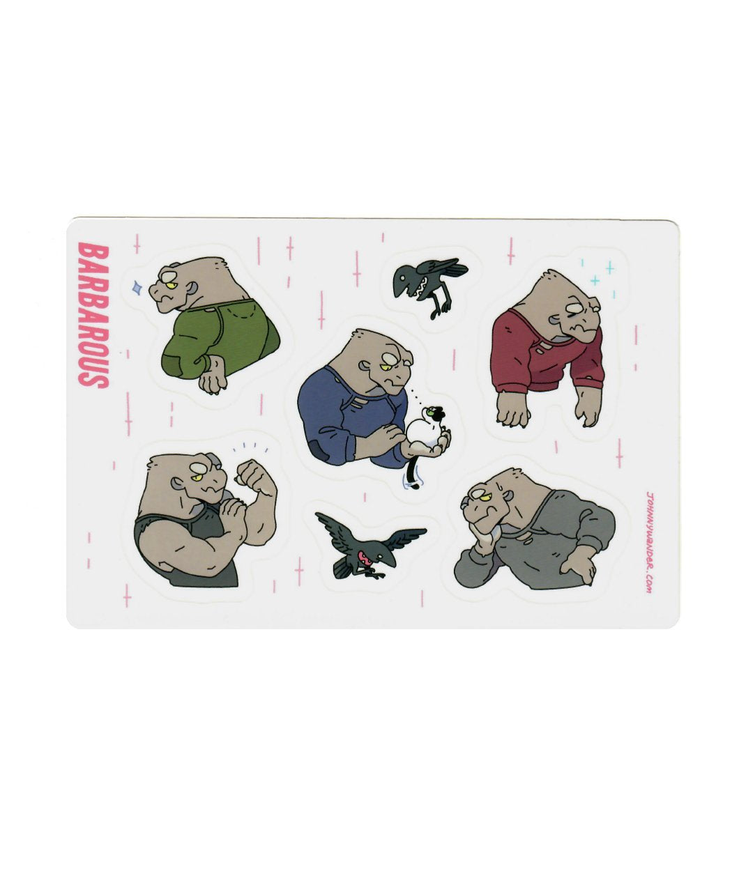 Johnny Wander Sticker Sheets