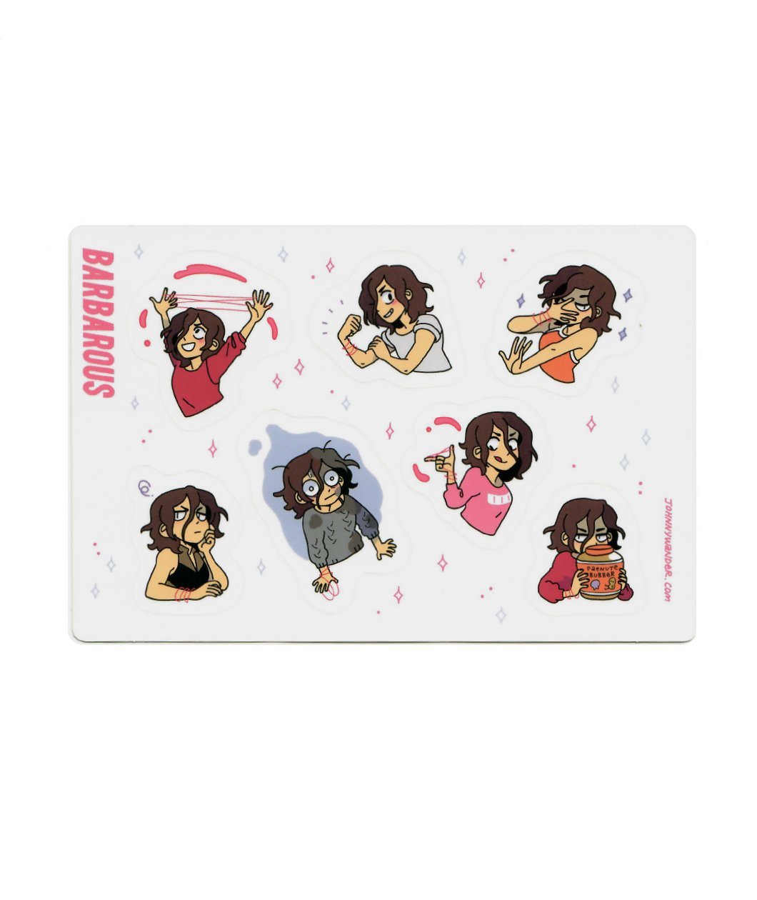 Johnny Wander Sticker Sheets