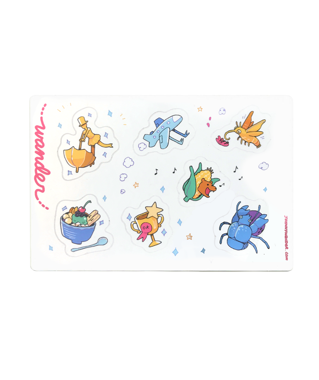 Johnny Wander Sticker Sheets