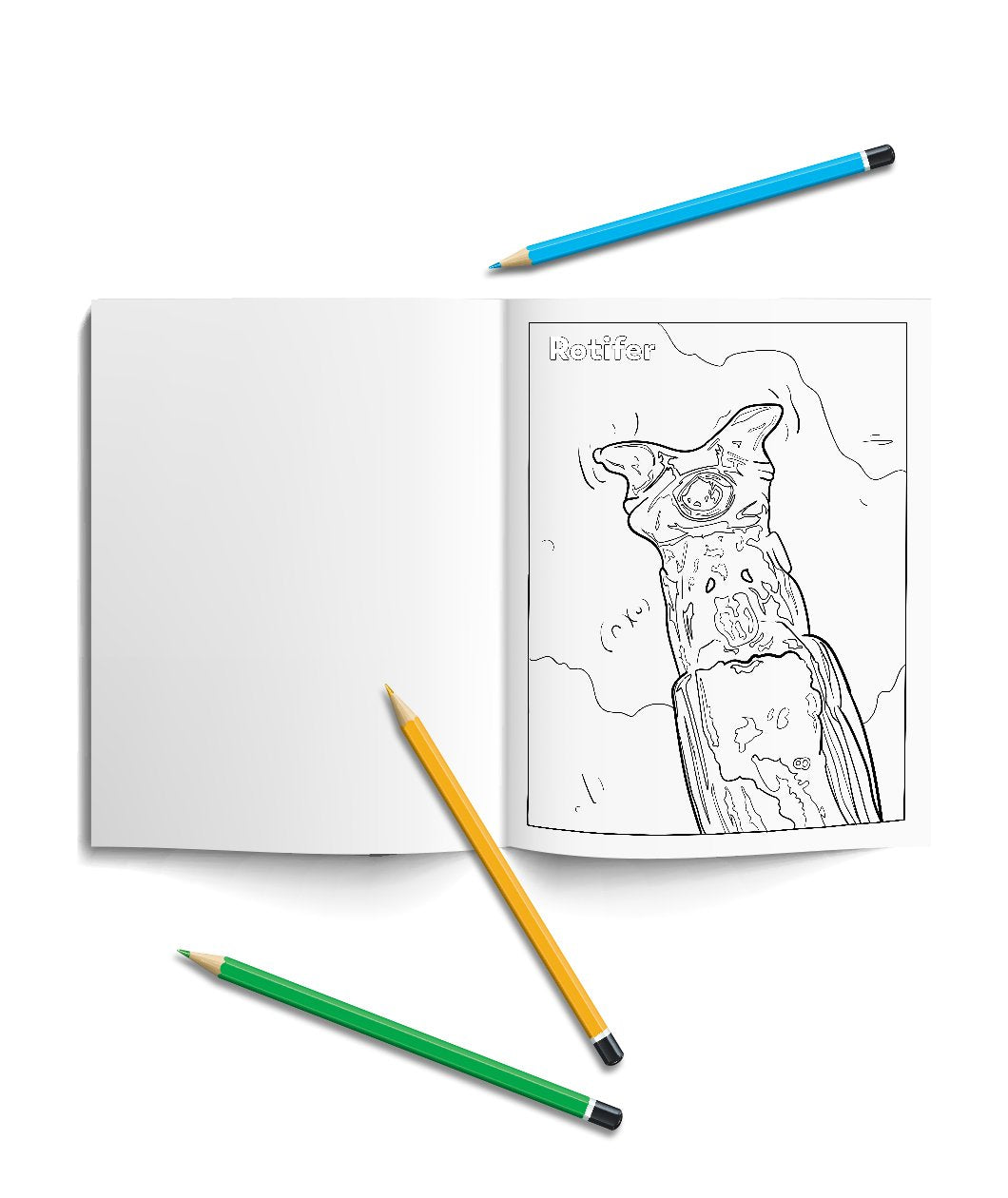 Journey To The Microcosmos Coloring Book