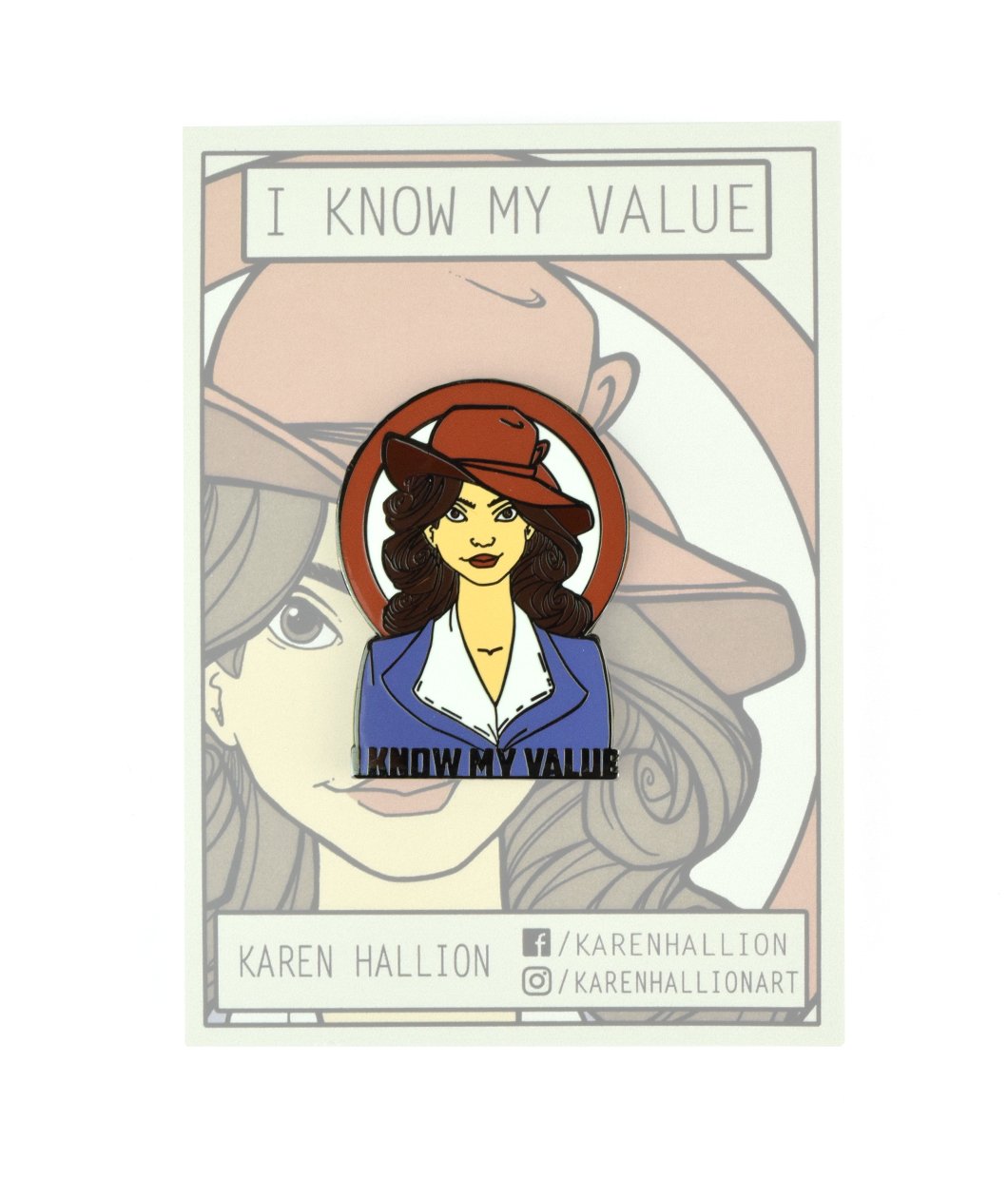 I Know My Value Pin