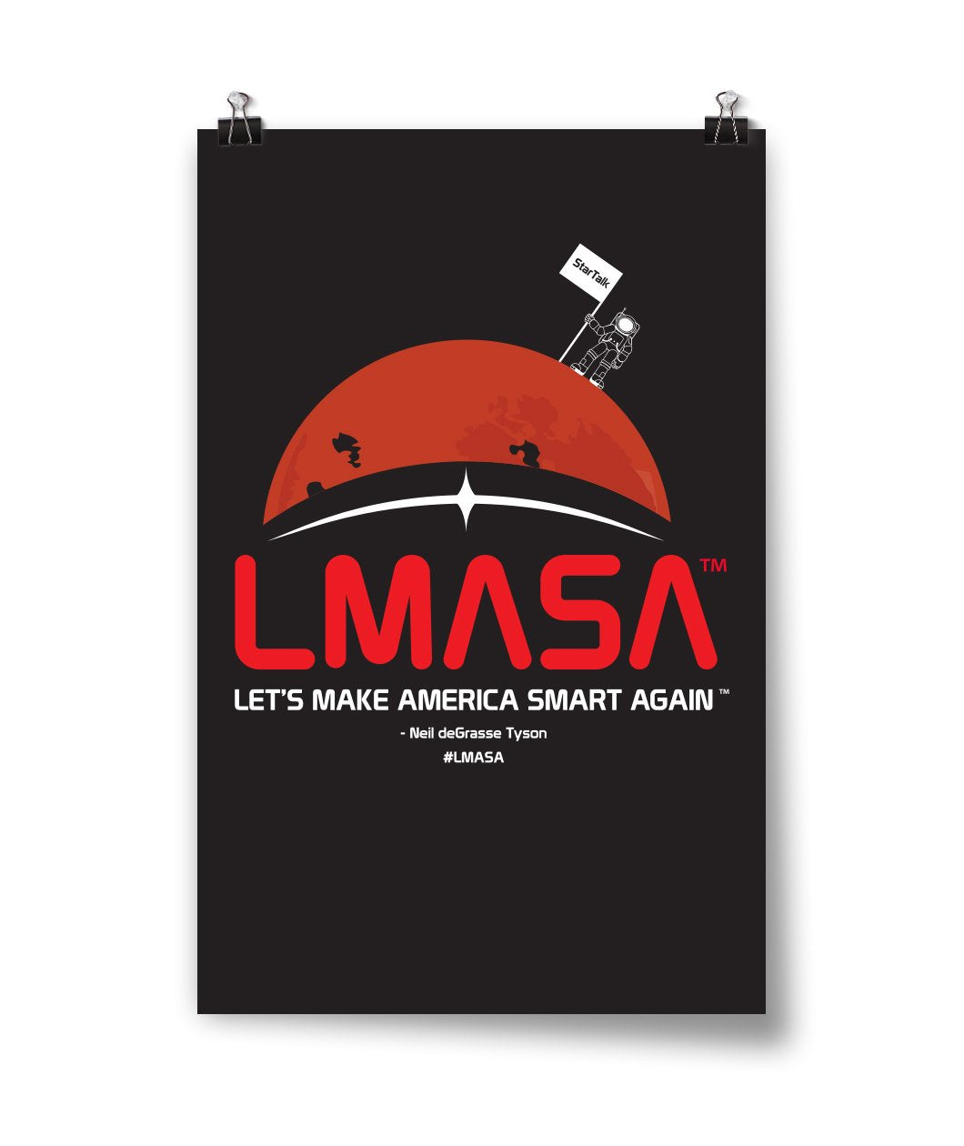 Let's Make America Smart Again Poster