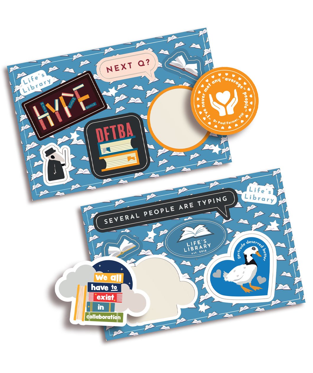 Life's Library Sticker Pack!