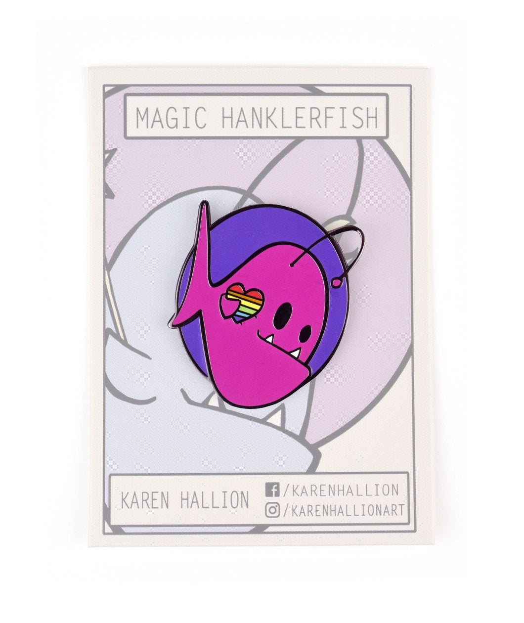 Hanklerfish Fish *LGTBQ Love* Enamel Pin