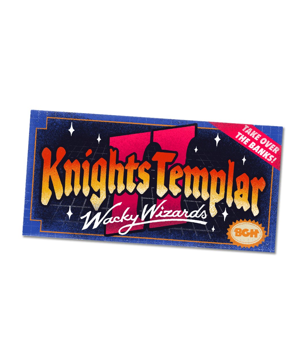 K2: Knights Templar 2 Wacky Wizards Bumper Sticker